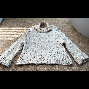 Kori multi-color dot turtleneck sweater